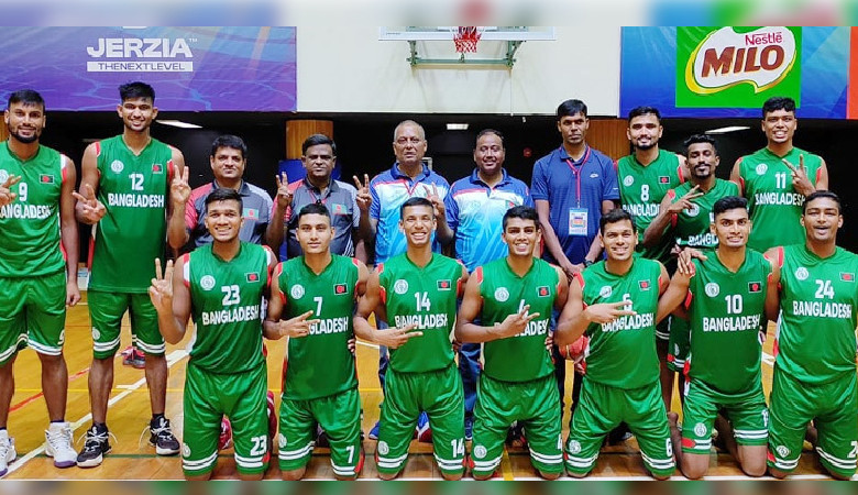মালদ্বীপে বাস্কেটবলের সেমিফাইনালে বাংলাদেশ